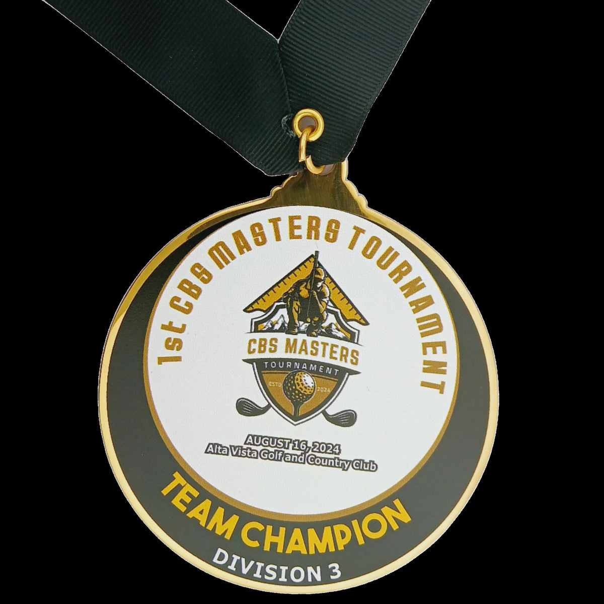 1st CBS Masters Tournament Medal 2024 Suarez Arts 1st cbs masters tournament medal 2024 suarez arts
