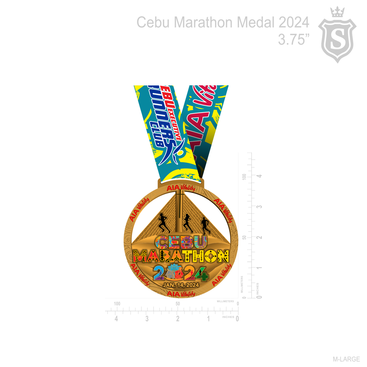 Cebu Marathon Medal 2024 Suarez Arts cebu-marathon-medal-2024-suarez-arts