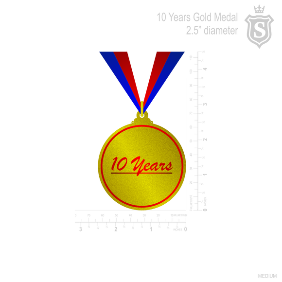 10 Years Medal