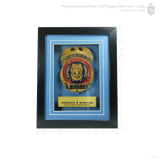 PNP Badge Wall Frame -Large 14 inch