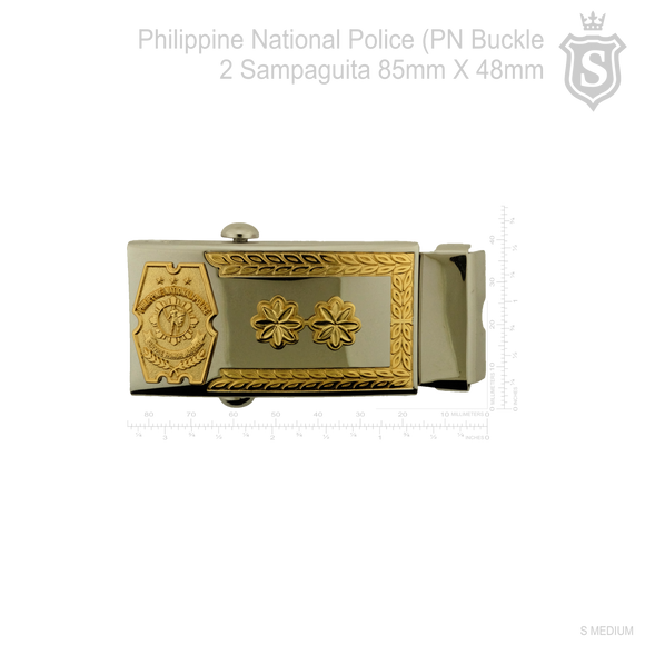 Philippine National Police (PNP) PCO Buckle 2 Sampaguita (PLTCOL) - PNP