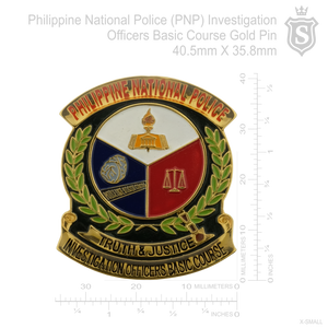 Philippine National Police (PNP) Investigation Officers Basic Course (IOBC) Pin
