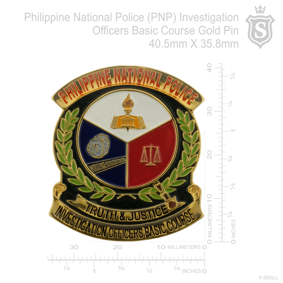Philippine National Police (PNP) Investigation Officers Basic Course (IOBC) Pin