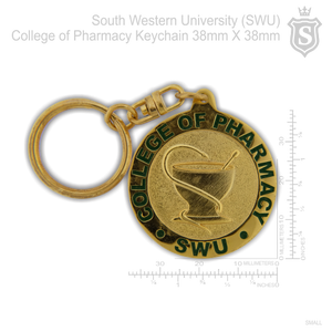 South Western University (SWU) College of Pharmacy Keychain