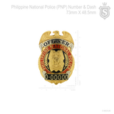 PNP-Philippine National Police Officer Breast Badge