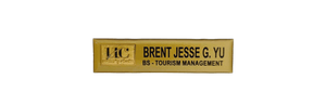 University Of Cebu (UC) Nameplate - BS-Tourism Management