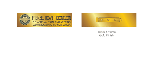Cebu Aeronautical Technical School (CATS) Nameplate