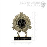 Rifle Sharpshooter Pin