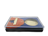 Blank Medal 2 inches with red ribbon