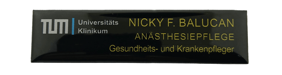 TUM Klinikum Nameplate