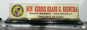 Province of Cebu Table Signage - Board Member