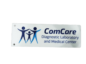 ComCare Diagnostic Laboratory and Medical Center Acrylic for Hallway  Signage