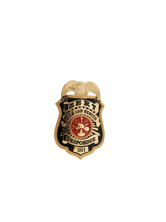 Fire and Rescue Badge - Zambales Emergency Response Team (ZERT)