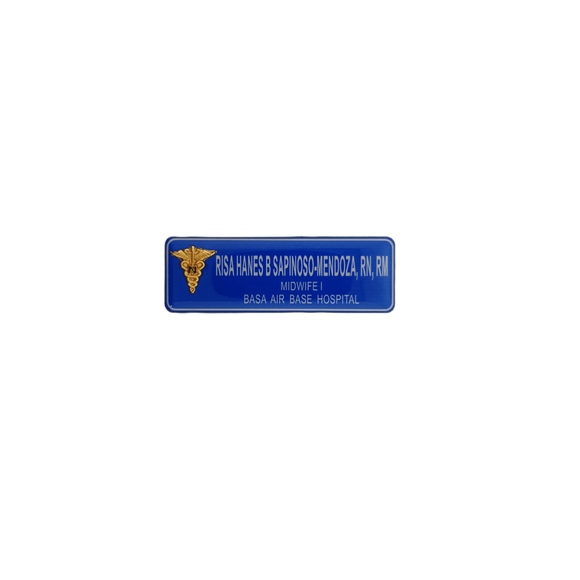 Basa Air Base Hospital Nameplate -  Midwife