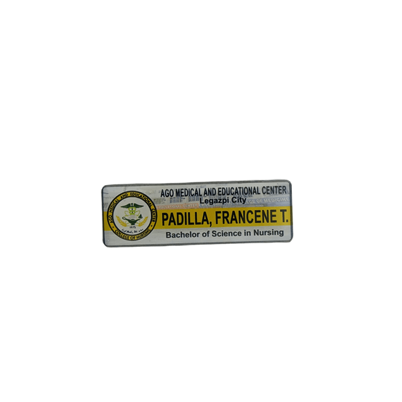 Ago Medical and Educational Center Nameplate - Bachelor of Science in Nursing