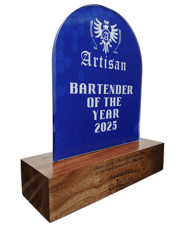 Artisan Plaque - Bartender of the year 2025