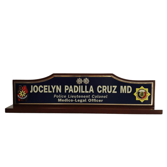 PNP Table Signage - Police Lieutenant Colonel