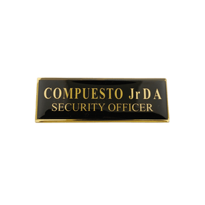 Security Officer Nameplate