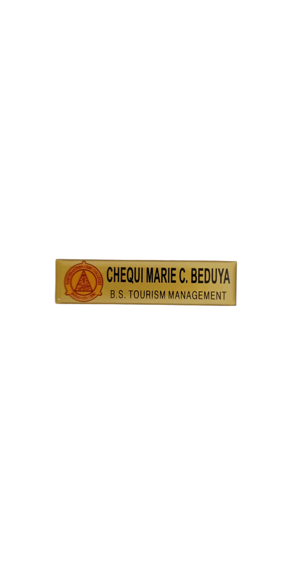 Northeastern College Nameplate