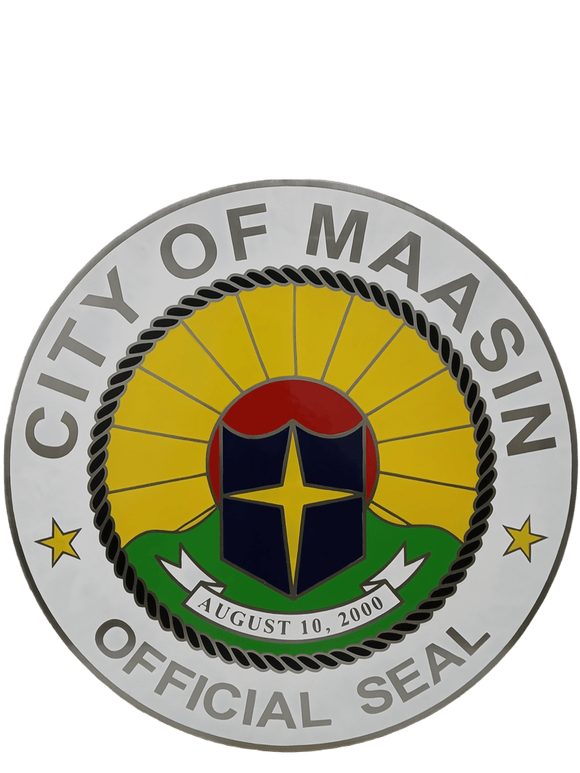 Maasin City Seal Signage 2025