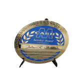 Millennium Cash Service Award Plaque