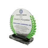 Cebu Institute of Medicine Plaque - Award of Recognition