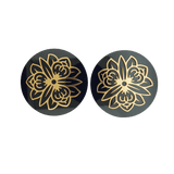 Hand Leaves Temple Crest