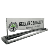 Barangay Labangon Acrylic Table Signage