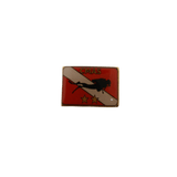 Scuba Diver Flag Pin