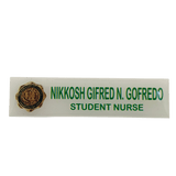 The College of Maasin Nameplate - Student Nurse