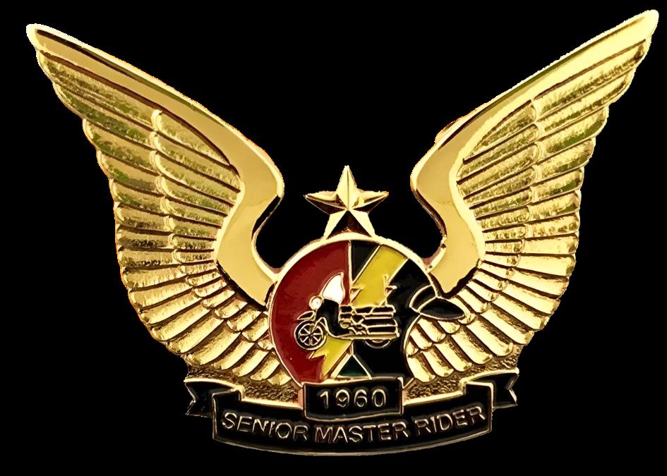 Senior Master Rider Pin – Suarez Arts