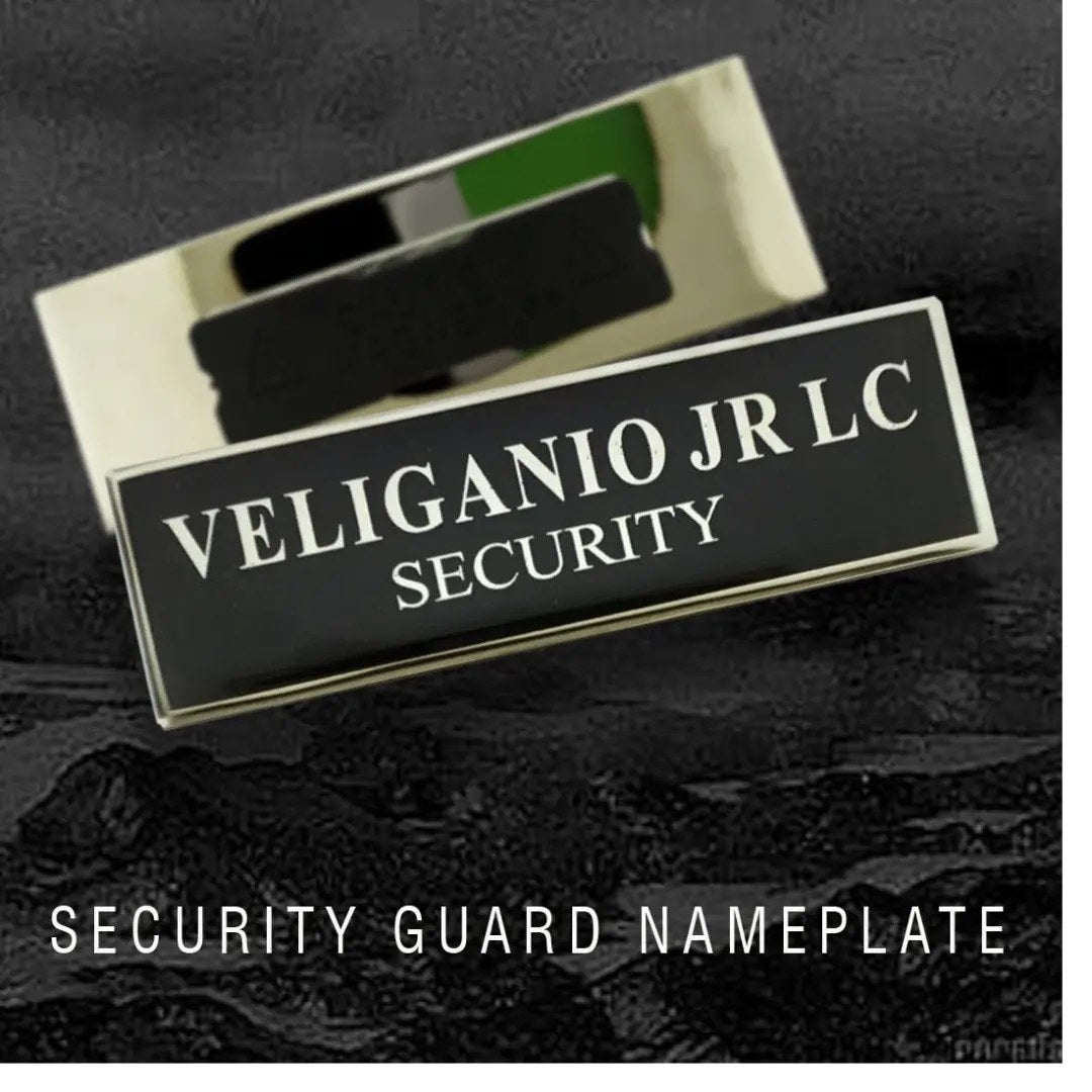 Security Guard Nameplate - – Suarez Arts