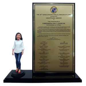 With Figurine – Gratitude Award (Governor Gwendolyn F. Garcia)