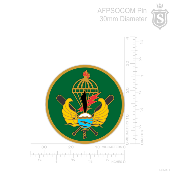 Armed Forces of the Philippines Special Operations Command (AFPSOCOM) Pin