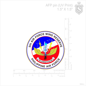 Philippine Air Force (PAF) - 5th Air Force Wing Reserve Pin 2025