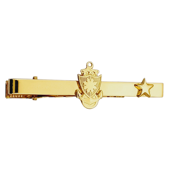 Anchor Tie Clip with 2 Stars