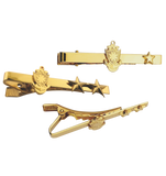 Anchor Tie Clip with 2 Stars