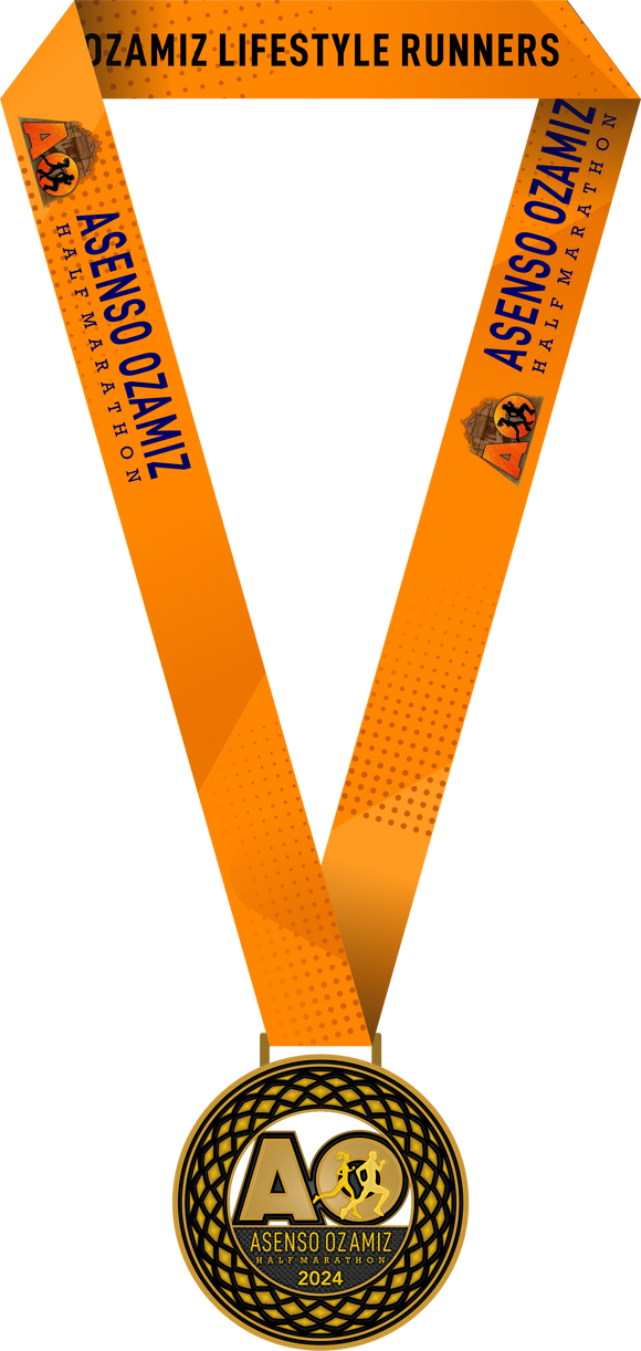 Asenso Ozamiz Half Marathon Medal 2024