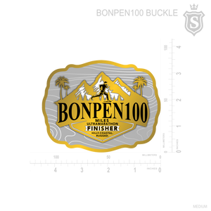 Bonpen 100 Miles Ultramarathon Buckle