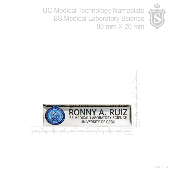 University of Cebu (UC) Medical Technology Nameplate - BS Medical Laboratory Science