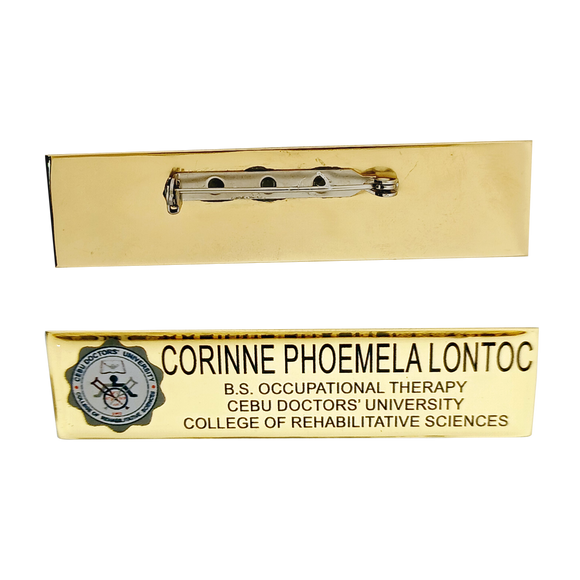 Cebu Doctors' University (CDU) College of Rehabilitative Science Physical Therapy Nameplate
