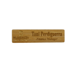 Bravo Hotel Wood Engraved Nameplate