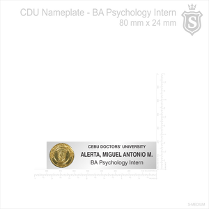 CDU Nameplate - BA Psychology Intern