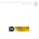 CDU Nameplate -  B.S. Nutrition and Dietetics - Intern