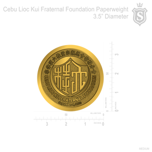 Cebu Lioc Kui Fraternal Foundation Paperweight
