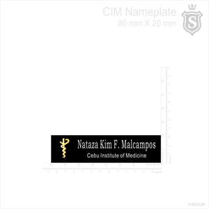 Cebu Institute of Medicine (CIM) Nameplate