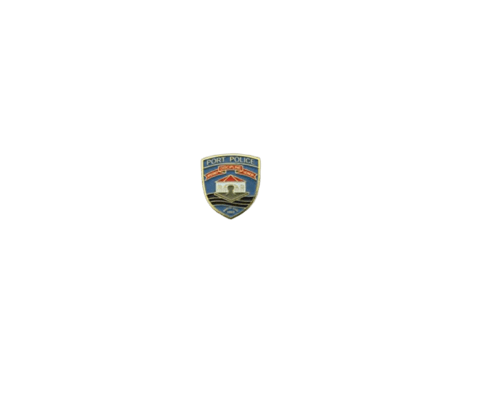 Port Police Integrity Discipline Honor Gold Pin