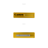Canon Nameplate