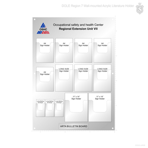 DOLE All Mounted Literature Holder