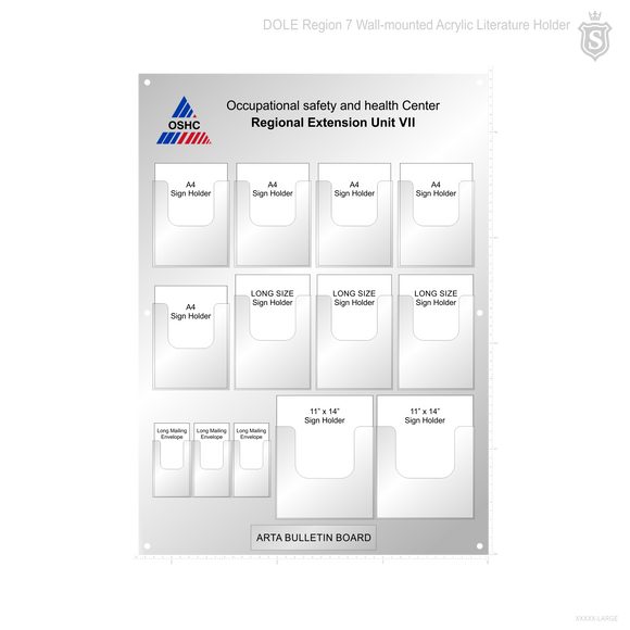 DOLE All Mounted Literature Holder